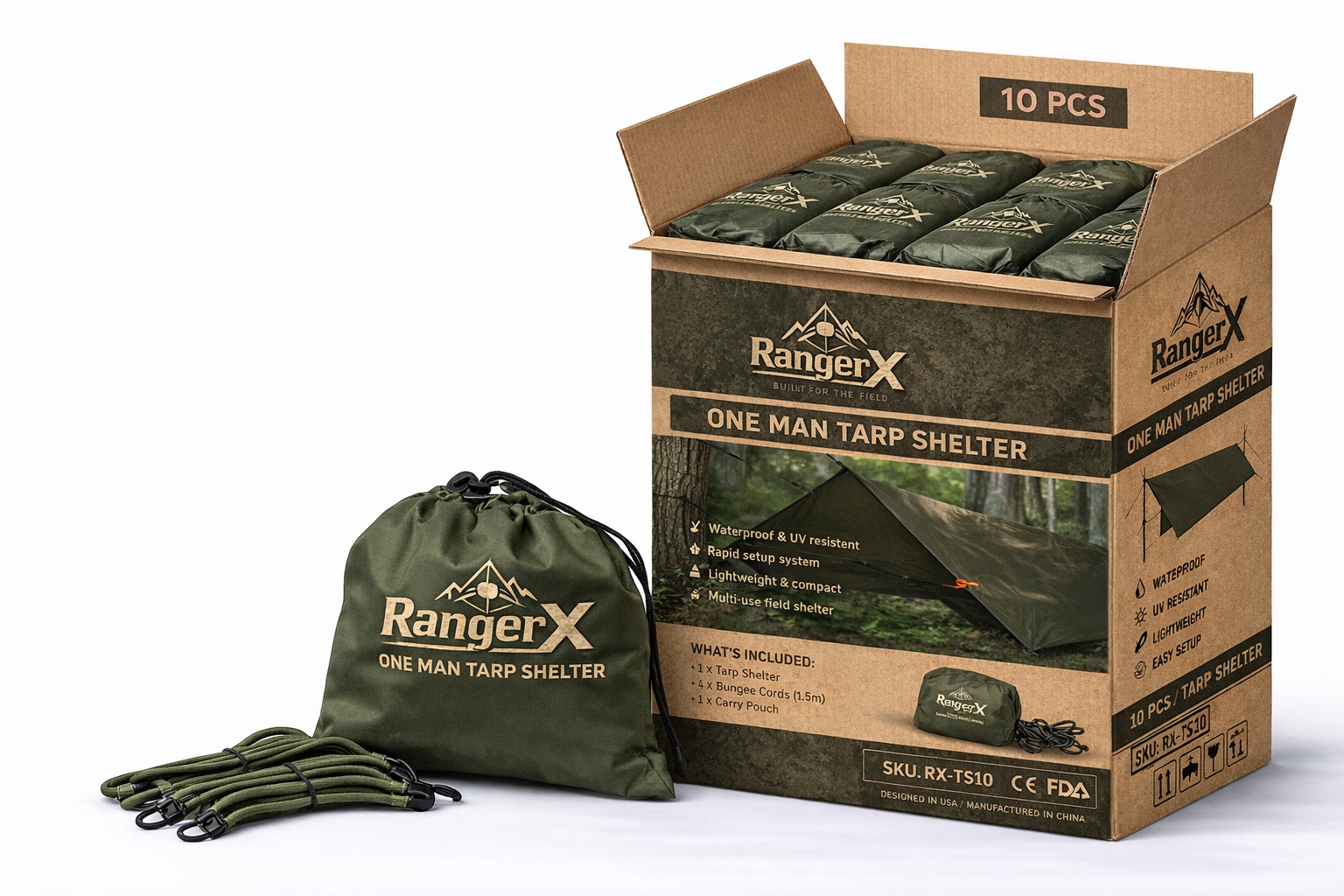One Man Tarp Shelter